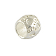 Alliage baril de style tibétain supports d'émail de perles européennes X-TIBEB-8595-S-LF-2