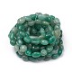 Bracelets de perles extensibles en aventurine verte naturelle BJEW-K213-E01-2