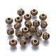 Tibétains antiques bronze métal séparateurs perles MLF0586Y-2