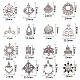 SUNNYCLUE Tibetan Style Alloy Chandelier Components Links TIBE-SC0001-02AS-3