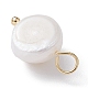 Ciondoli perla naturale PALLOY-JF02200-01-4