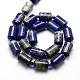 Natural Lapis Lazuli Column Beads Strands G-E251-16-3