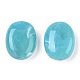 Abalorios de acrílico oval de piedras preciosas de imitación OACR-R047-13-3