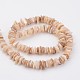 Chapelets de perles en coquillage naturel BSHE-P021-14-2