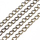 Brass Twisted Chains X-CHC-Q001-4x3mm-AB-1