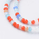 Glass Beads Strands GLAA-T006-09C-3