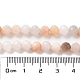 Natürliche rosa Aventurin Perlen Stränge G-J400-E06-02-5