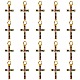 20Pcs Brass Micro Pave Colorful Cubic Zirconia Pendants ZIRC-SZ0001-82-1