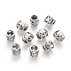 Tibetan Style Hollow Alloy Beads X-TIBEB-A35239-AS-RS-1