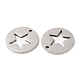 201 Stainless Steel Pendants STAS-A084-08P-2