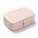 PU Leather Button Jewelry Boxes CON-P012-03C-2
