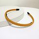 Accessoires pour cheveux accessoires de bande de cheveux en plastique uni OHAR-PW0001-148K-1