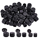 Benecreat 60 Stück schwarze Flip-Top-Kappen in 3 Größen CON-BC0006-91-1