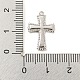 925 colgante de plata de primera ley con baño de rodio STER-Q190-08P-3