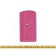 ジュエリーディスプレイ  ペセデーションボックス  ビロードおよび繊維板で覆われる  濃いピンク  13.5x7.5cm ODIS-TA0001-01B-11