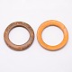 Dyed Wood Jewelry Findings Coconut Linking Rings COCO-O006B-02-2