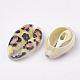Printed Natural Cowrie Shell Beads X-SHEL-S274-27E-1
