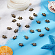 PandaHall 120pcs Tortoise Spacer Beads FIND-PH0005-48-7