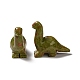 天然ユナカイトのホームディスプレイ装飾  3D恐竜  48x21x46mm G-E581-01C-2