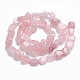 Natürlichen Rosenquarz Perlen Stränge G-G841-A07-2