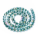 Perles en verre electroplate EGLA-Q091-10mm-A08-2
