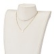 Ожерелья с подвесками из натуральных ракушек NJEW-JN03298-6