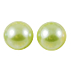 ABS Plastic Imitation Pearl Cabochons SACR-S738-11mm-Z18-1