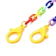(vendita di fabbrica di feste di gioielli) collane a catena portacavi acriliche personalizzate NJEW-JN02899-02-2