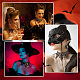 Ph pandahall 2 set halloween collana gioielli vampiro gioielli gotici strega pirata pizzo collane girocollo orecchini di pendente dell'annata costumi accessori per le donne collana dei monili orecchino AJEW-PH0004-17-7