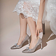 Ahandmaker 1 paire de boucles de chaussures en cristal bowkont AJEW-WH0323-24B-9