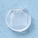 プラスチック製のイヤリングパッド  クリップイヤリングクッション  ピアス以外のイヤリングパーツ  透明  8.5x9x3mm  穴：1.8x3mm KY-C003-01-3