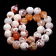 Natural Agate Round Beads Strand G-L084-12mm-M-4