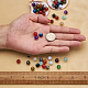225 pièces 15 perles rondes en agate naturelle de style G-TA0001-36-6
