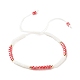 Bracelet en perles de rocaille de verre BJEW-JB08199-03-1