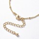 Long-Lasting Plated Brass Cable Chain Necklaces X-NJEW-K112-09G-NF-5
