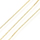 Catene portacavi in ottone placcate&nbsp;CHC-M001-02G-01-1