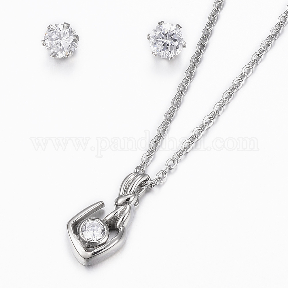 Wholesale 304 Stainless Steel Jewelry Sets