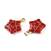 Подвески lampwork GLAA-T023-06C