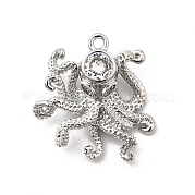 Латунные микро проложить кубического циркония подвески KK-P321-02C-P