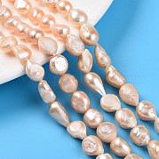 Нити из натурального культивированного пресноводного жемчуга PEAR-N014-08D-01