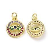 Латунные подвески из микро-паве KK-E068-VF080