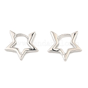 Латунные серьги обруча EJEW-I289-09P