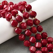 Нити бусин из натурального кварца окрашенные G-U023-A02-07