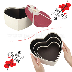 Herz bonbonpapierschachteln&nbsp;CON-WH0008-14