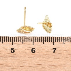 Messing Ohrstecker&nbsp;EJEW-P346-01B-G