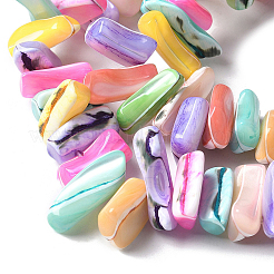 1 brin de perles de coquillage de troca naturelles teintes&nbsp;SSHEL-PA0001-01A