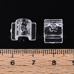 Transparent wie Kunststoffbasis Schnalle Haar Zubehör&nbsp;FIND-T064-004A-01