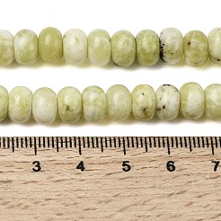 Natürliche gelbe türkisfarbene (Jaspis) Perlenstränge&nbsp;G-A280-A02-02