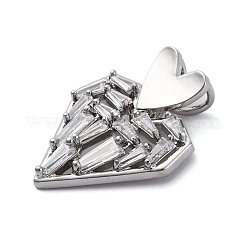 Ottone micro spianare pendenti zirconi&nbsp;KK-V009-28G