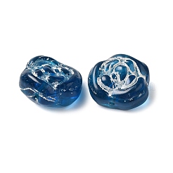 Cuentas de lampwork transparente&nbsp;LAMP-P065-01A-12